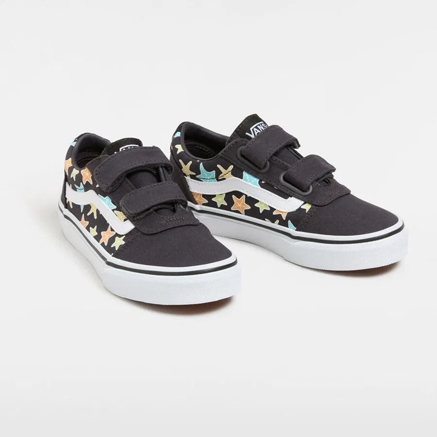 Кроссовки детские с плоской подошвой Ward V Vans, Черный — фото 2