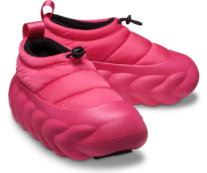 Ботинки Crocs Overpuff, фуксия — фото 2