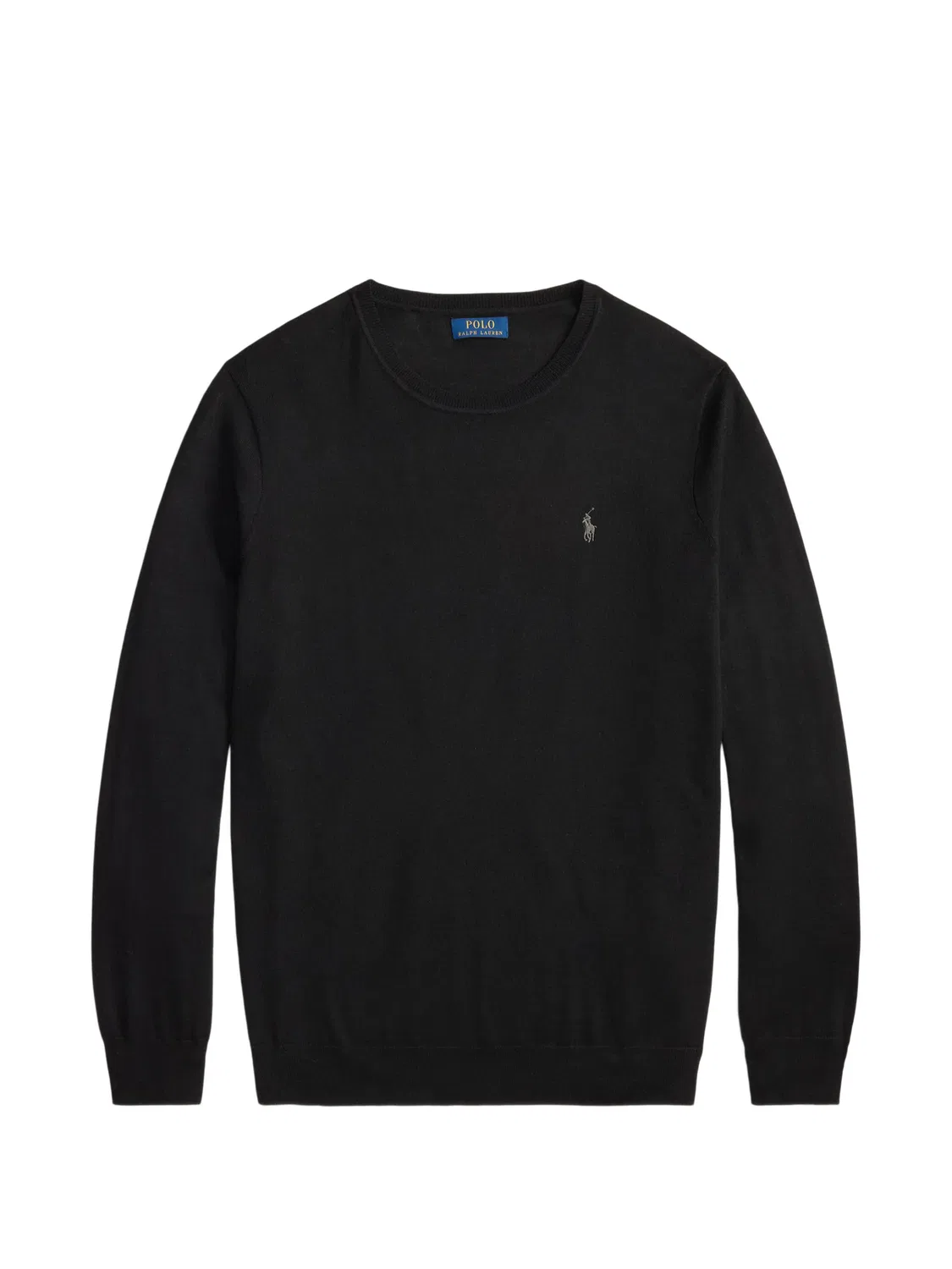 Polo Ralph Lauren Свитер шерстяной с вышивкой Pony черный