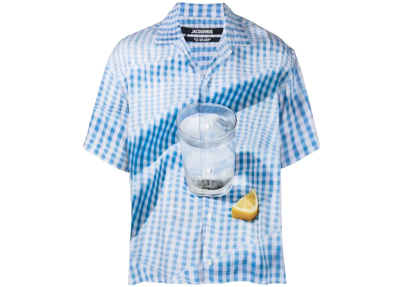 Мужская рубашка с принтом Jacquemus Shirt, Blue