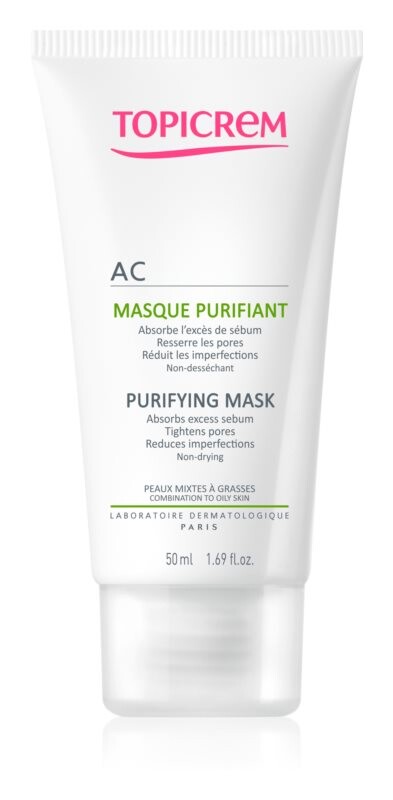 

Маска глубокого очищения для жирной и комбинированной кожи Topicrem AC Purifying Mask