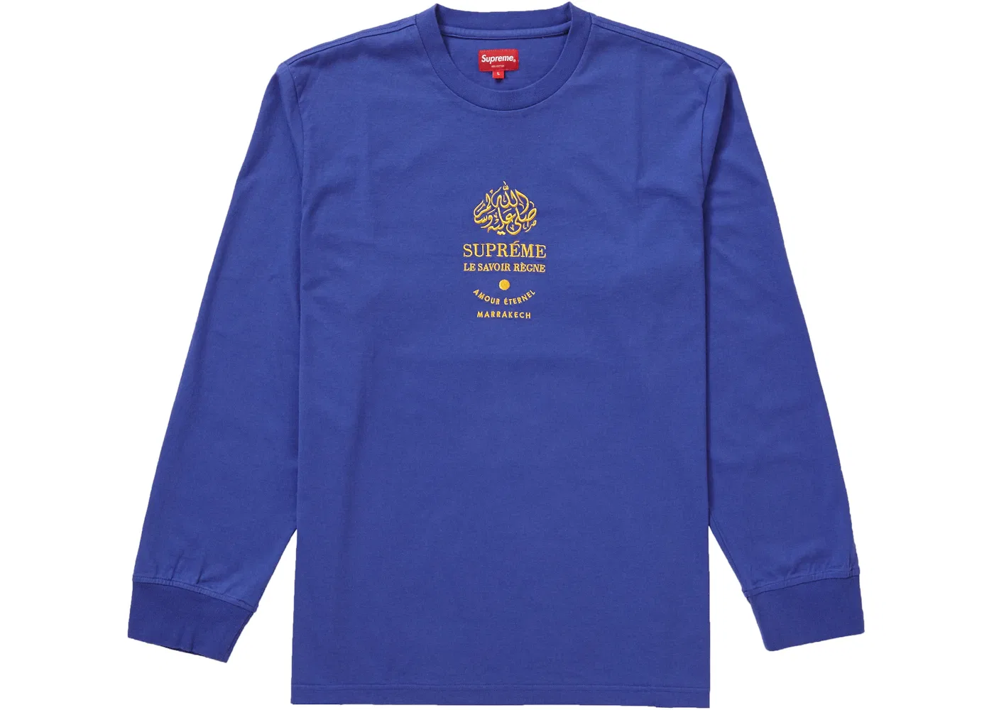 Мужская футболка с длинным рукавом Supreme Marrakech L/S, Dark Royal
