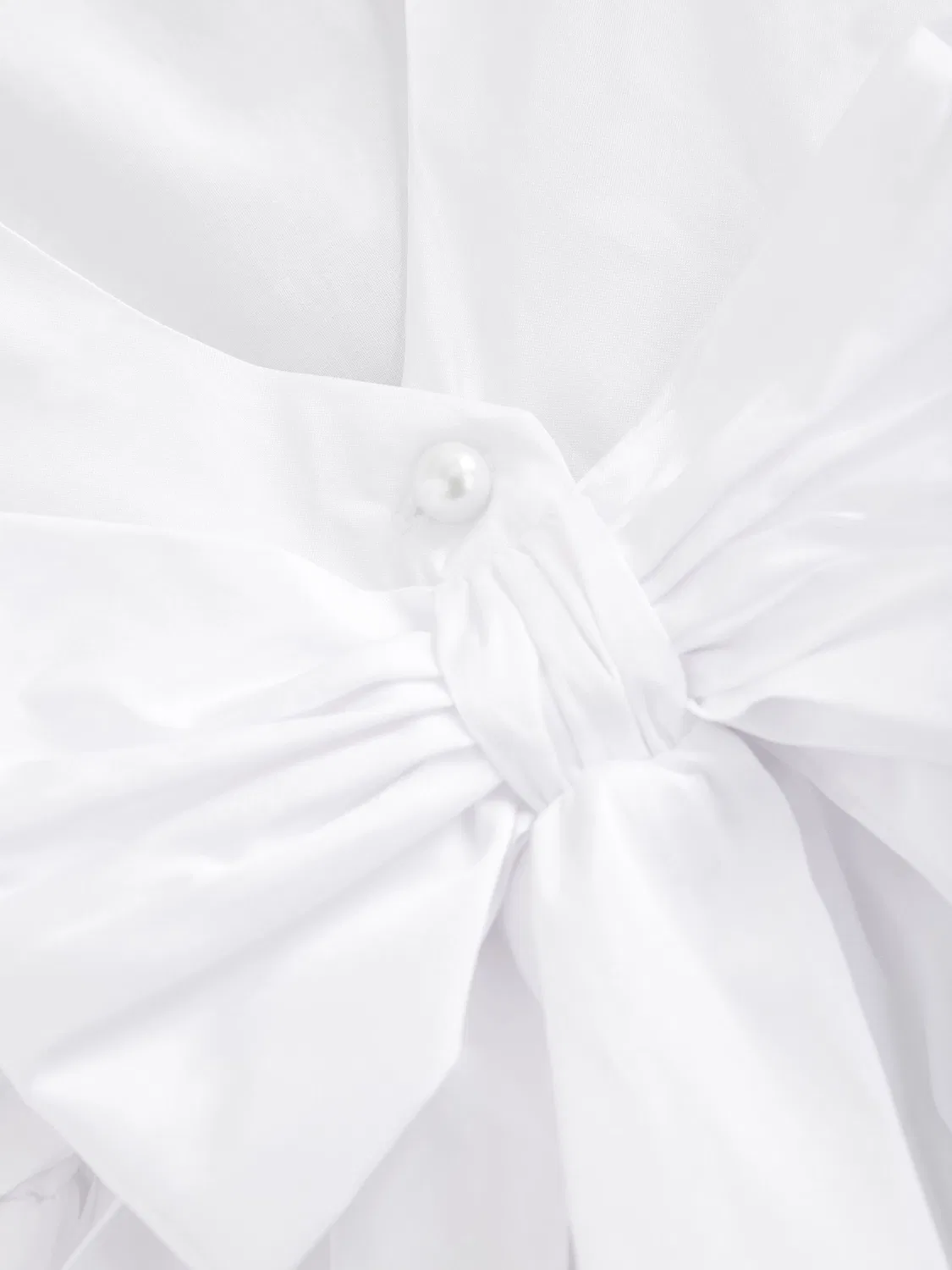 Платье для девочки цветов, White Flower Girl Taffeta Bow Dress Next, белый — фото 2