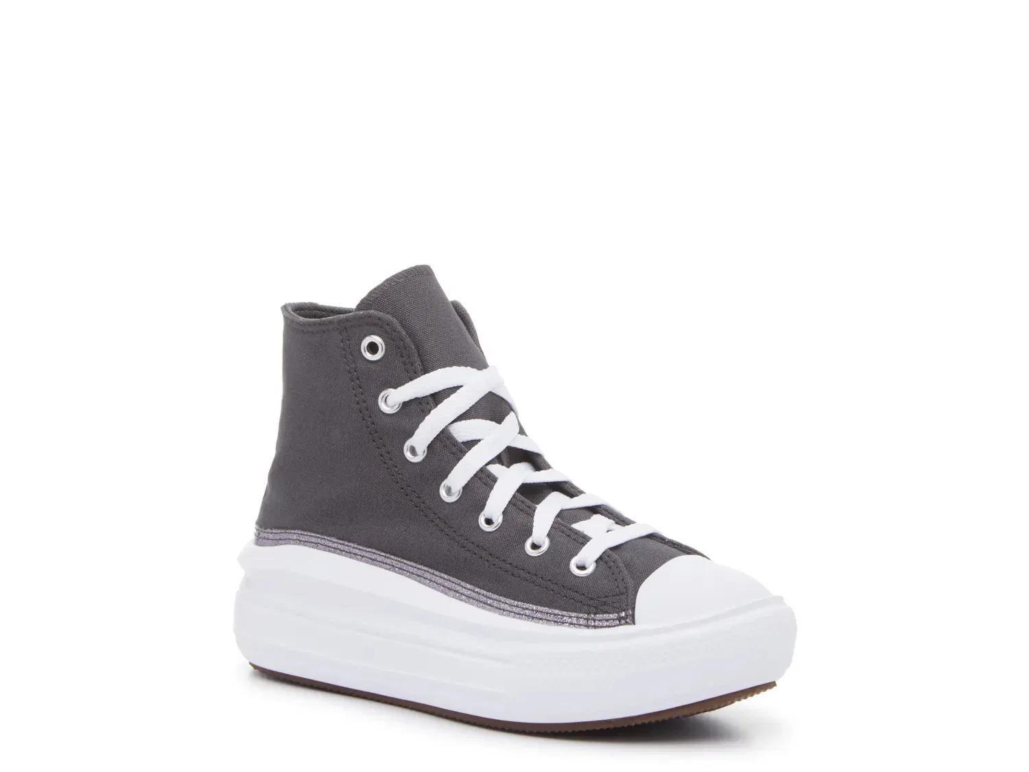 Кроссовки высокие на платформе Chuck Taylor All Star Move, Converse, серый