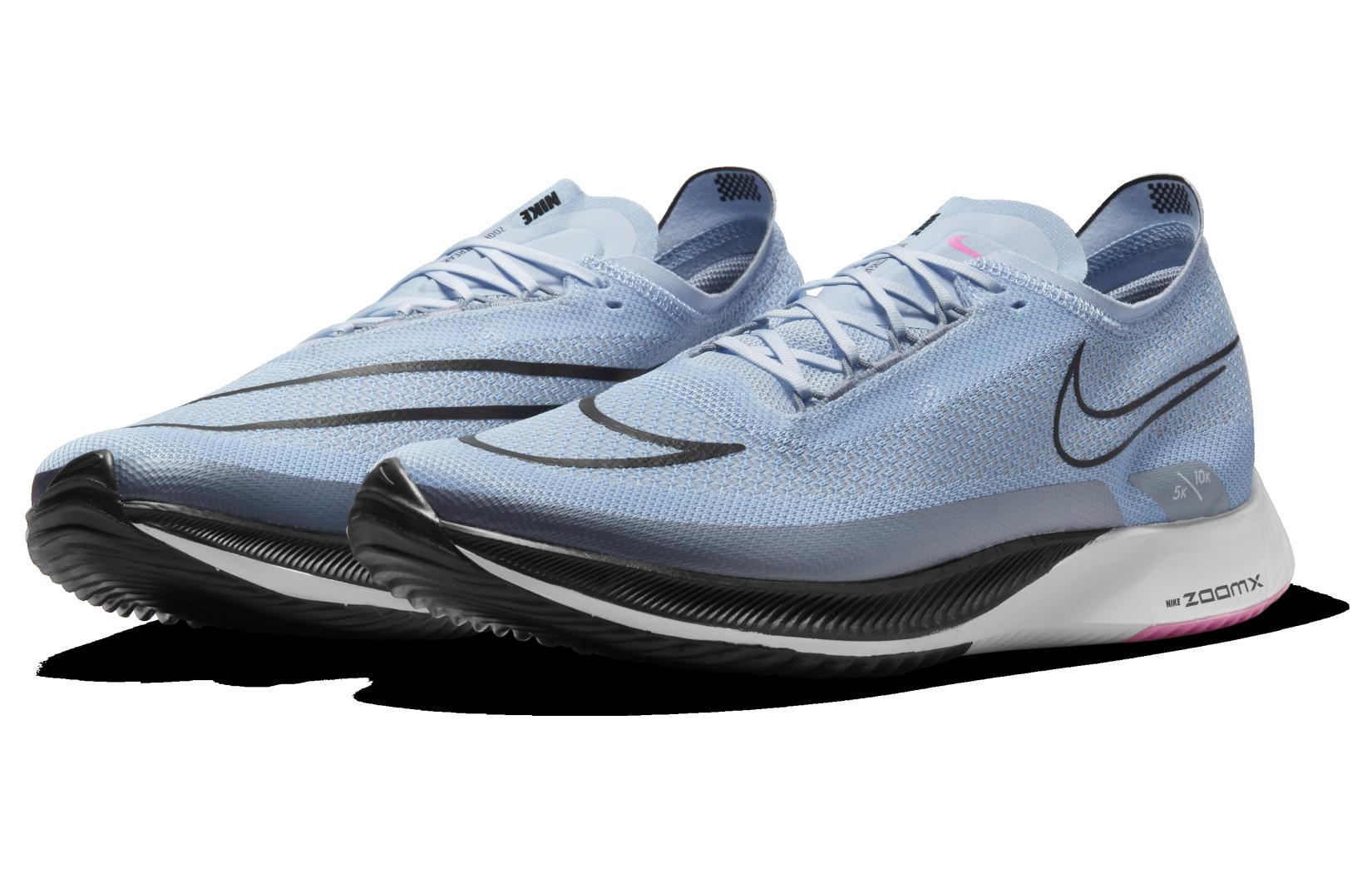 Кроссовки Nike ZoomX Streakfly Premium, светло-голубой/черный — фото 3