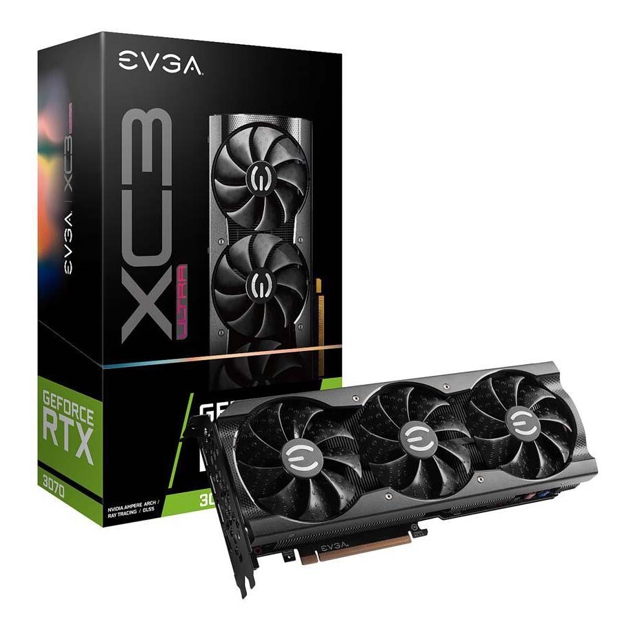

Видеокарта EVGA GeForce RTX 3070 XC3, 8GB GDDR6, 08G-P5-3755-KL