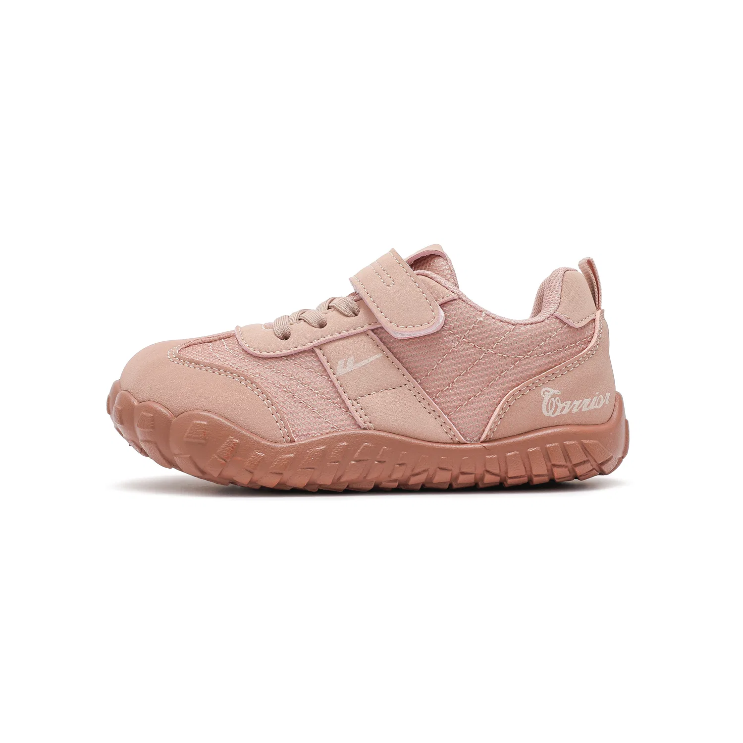 Детские кроссовки для девочек из экокожи Dark Pink WARRIOR