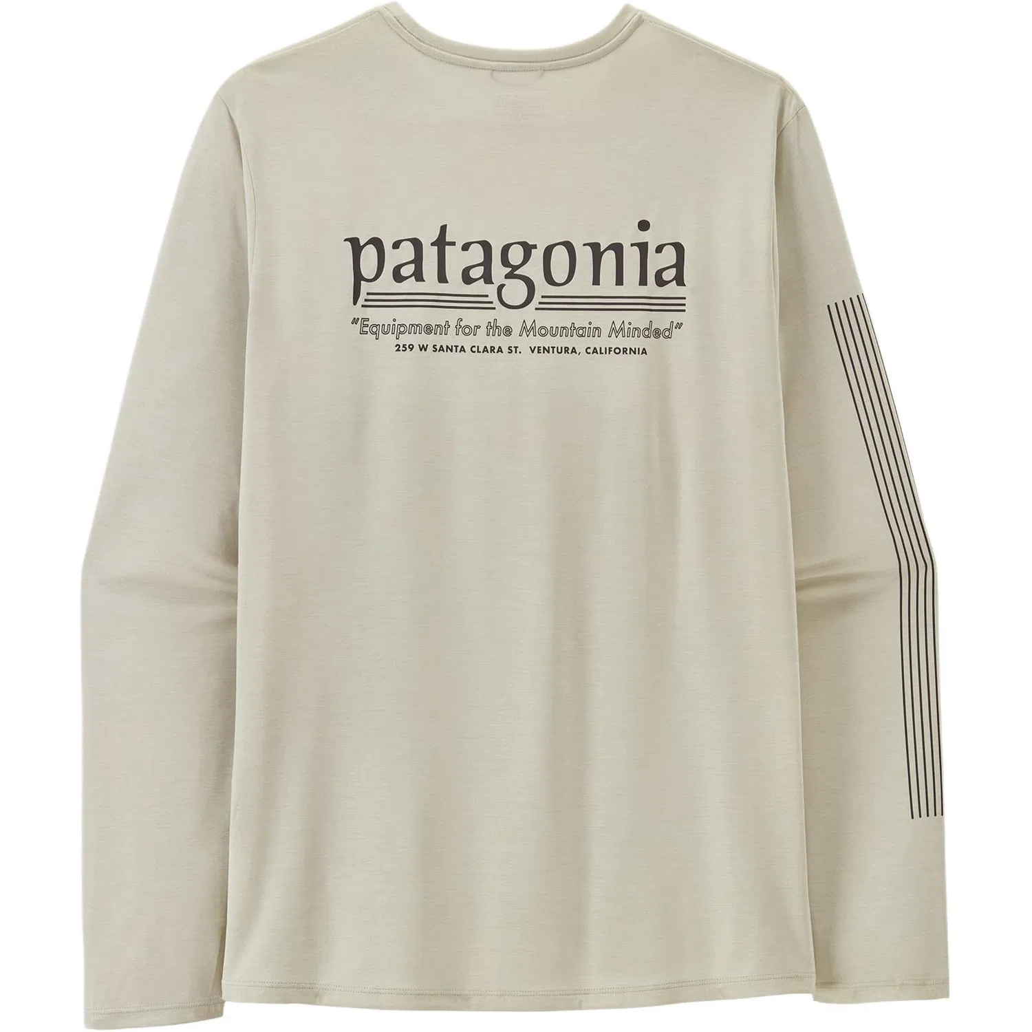 Мужская футболка с длинным рукавом Patagonia, Power White/Dywh