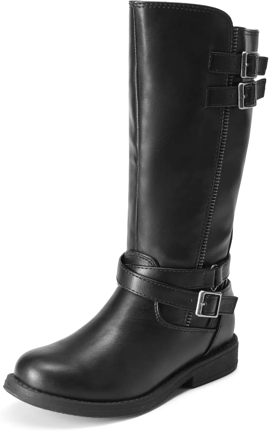 Детские сапоги для девочек с высоким голенищем DREAM PAIRS, Black