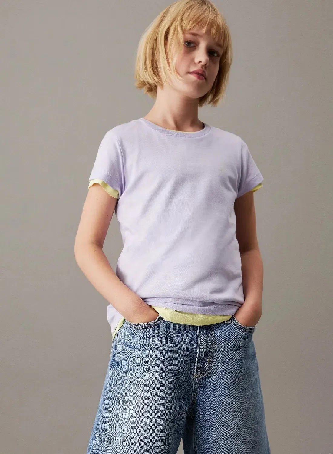 Комплект футболок с принтом 2 pack Calvin Klein Jeans, черный — фото 2