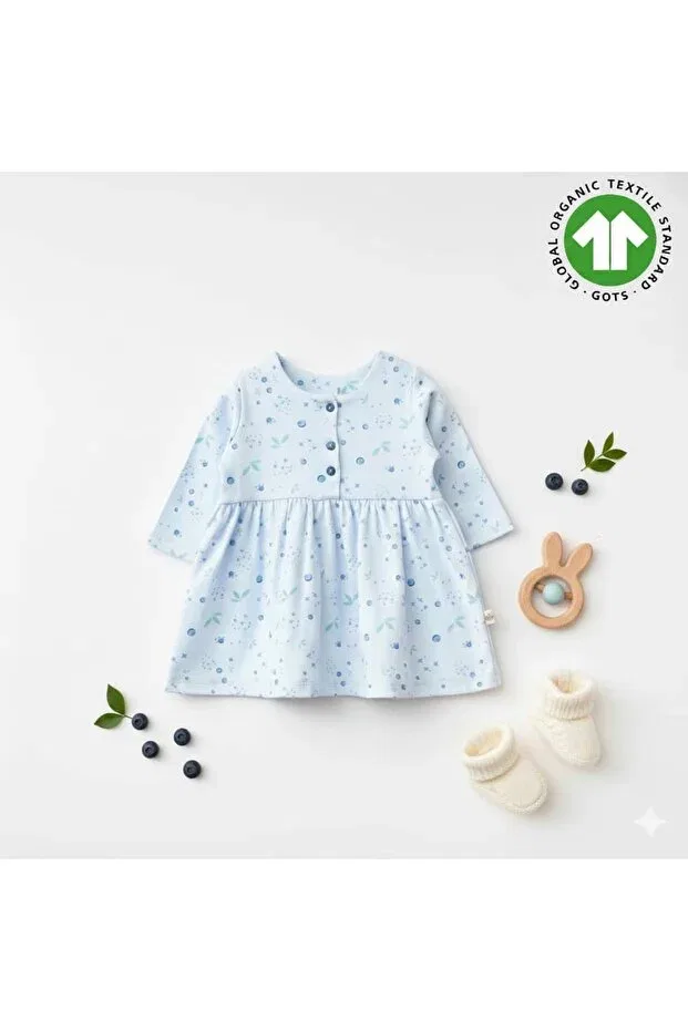 Детское платье для девочек хлопковое Sky Garden The Nest Kids, Blue