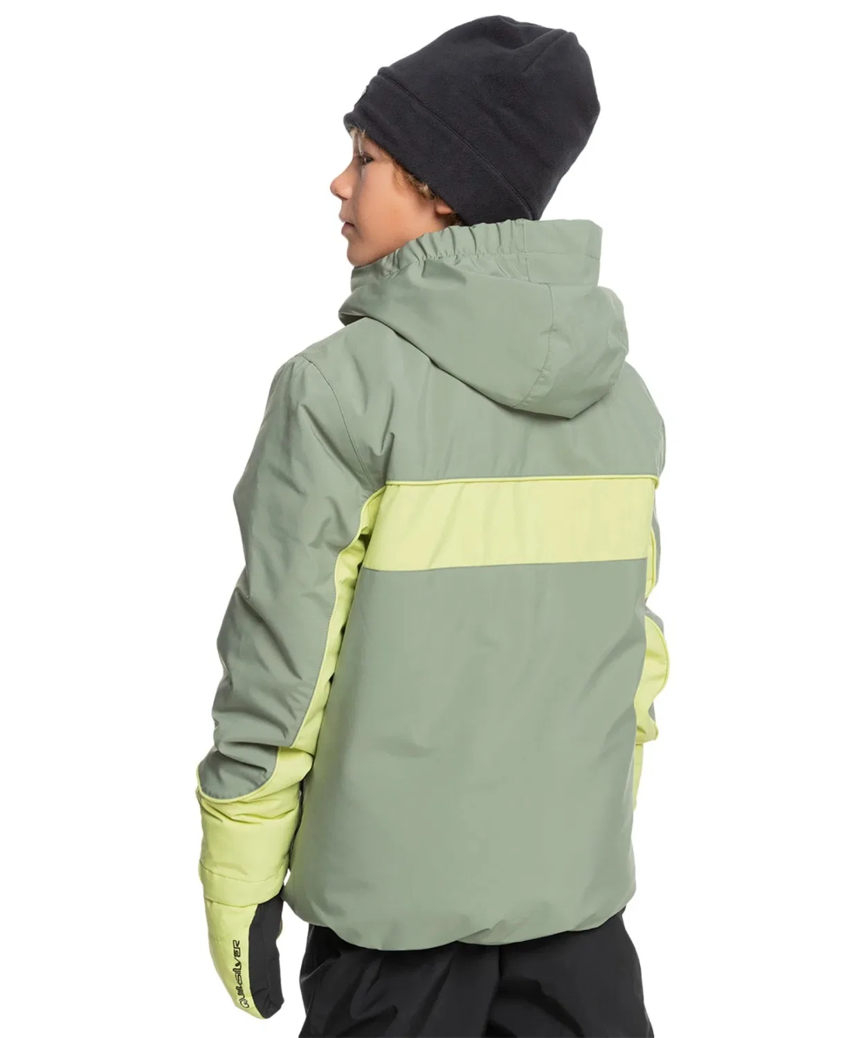 Детская горнолыжная куртка с водонепроницаемостью 20000 мм, модель HIGH ALTITUDE YOUTH Quiksilver, Khaki — фото 2