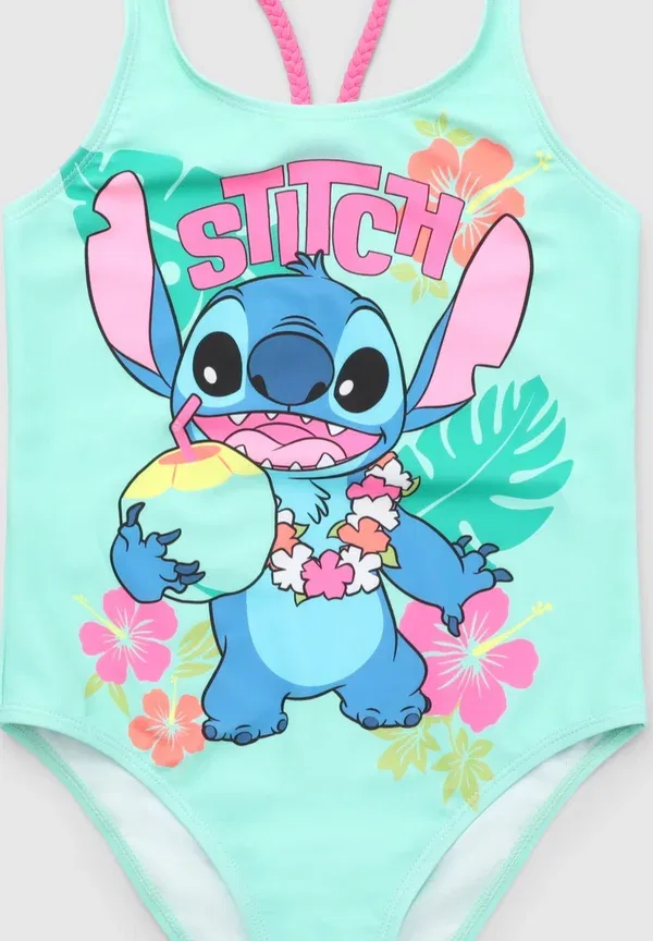 Купальник с принтом Disney Classics Slip stampa Terranova, Verde Chiaro, светло-зеленый — фото 3