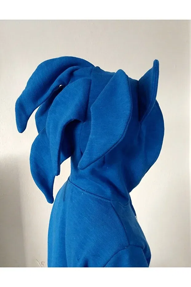 Детское худи для мальчиков с принтом Sonic the hedgehog Güzin Fashion, Blue — фото 4