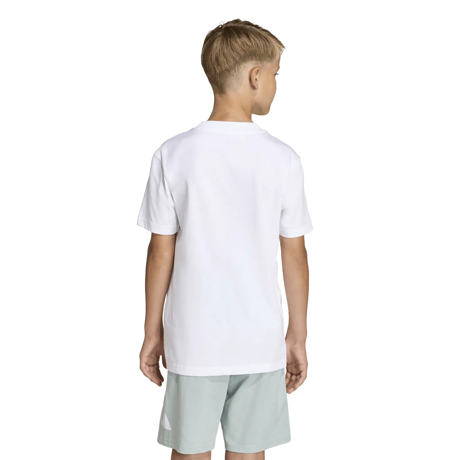 Детская футболка с коротким рукавом Adidas, белый — фото 2