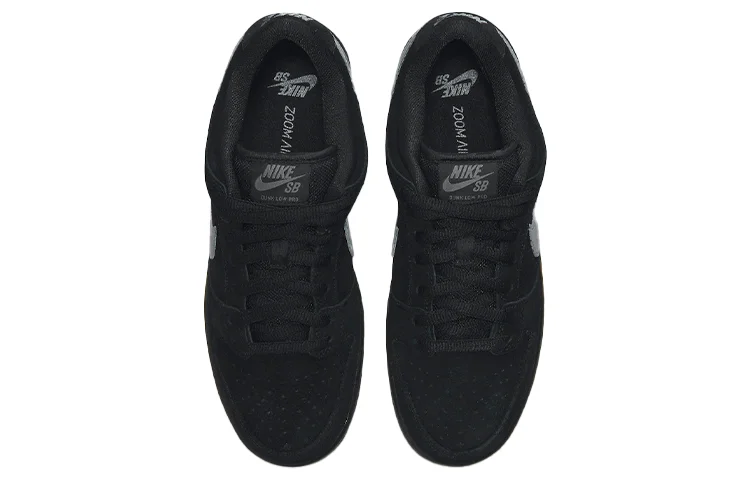 Кроссовки Nike SB Dunk Low, черный/серый — фото 4