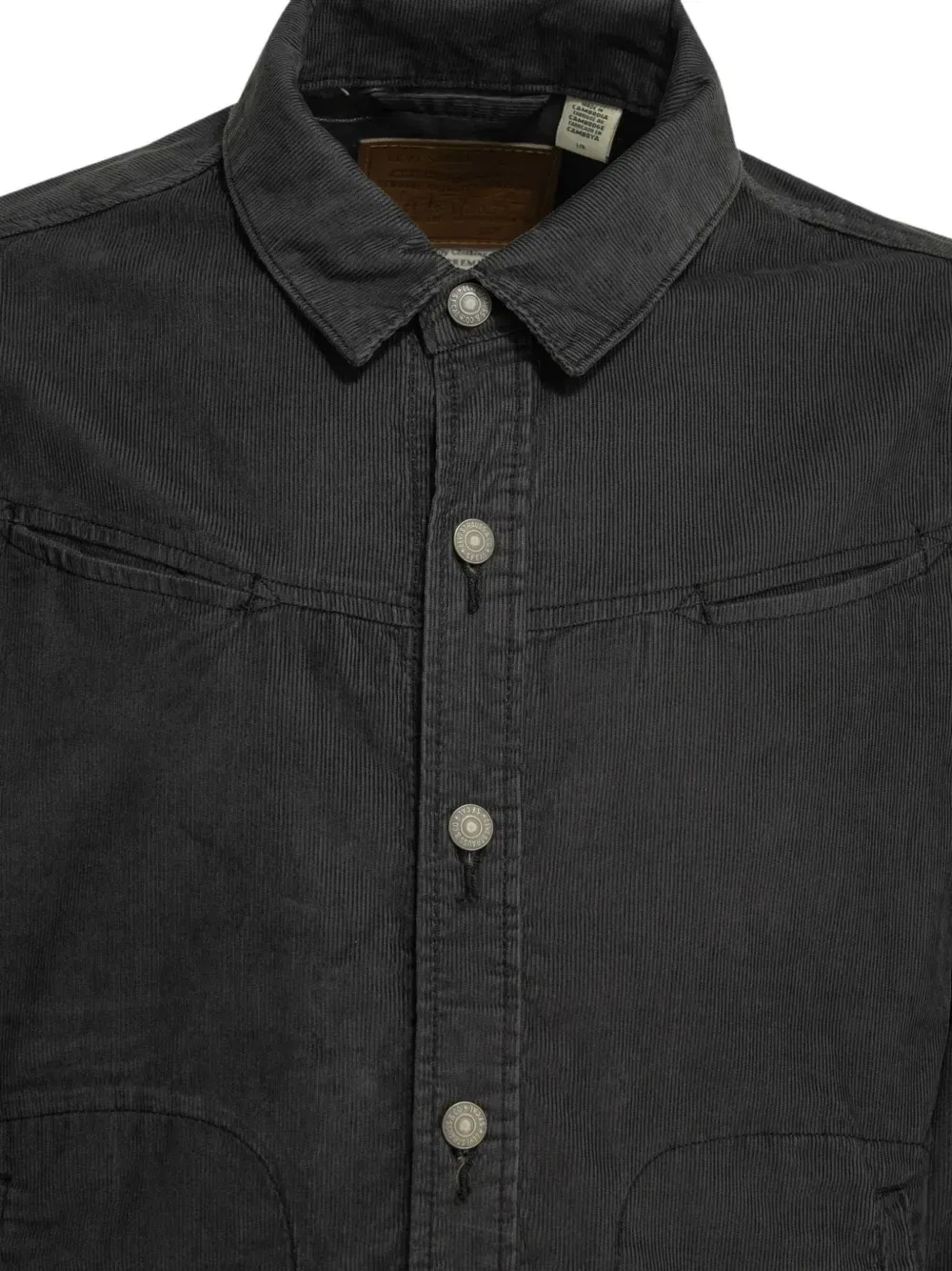 Куртка Levi's Market Miners из вельветового денима, черный — фото 3