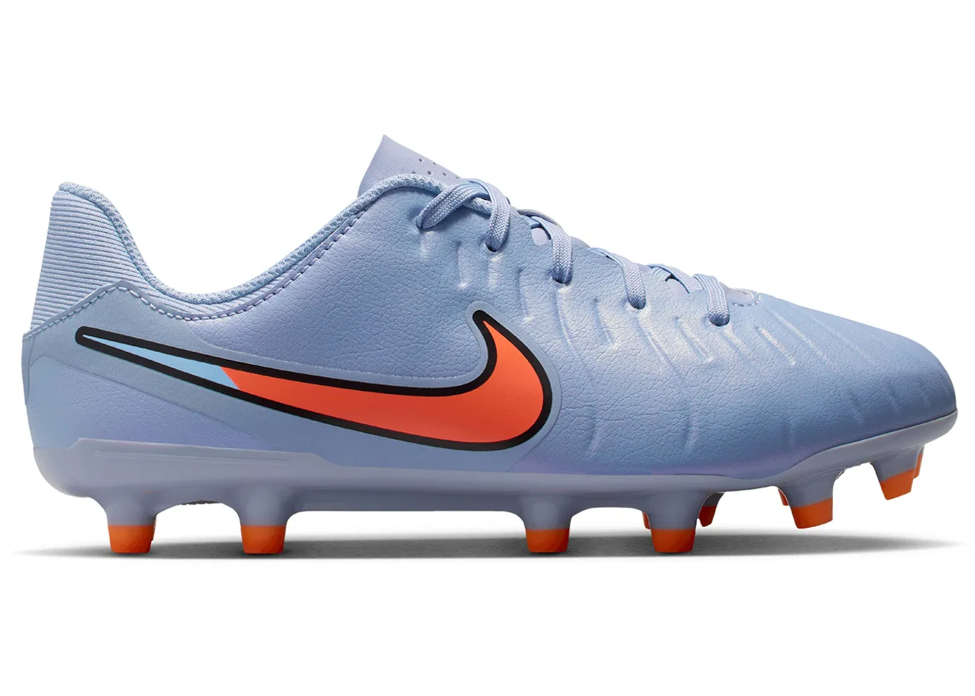 Детские бутсы с шипами Nike Tiempo Legend 10 Academy FG/MG, Blue Eclipse/Black