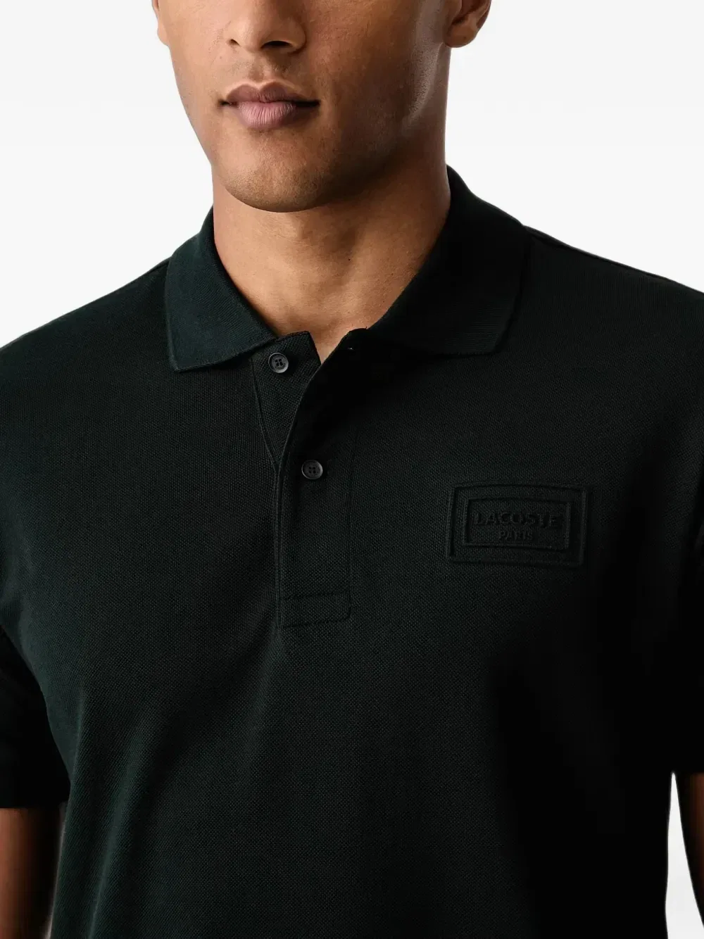 Футболка-поло с короткими рукавами и нашивкой-логотипом Lacoste, зеленый — фото 4