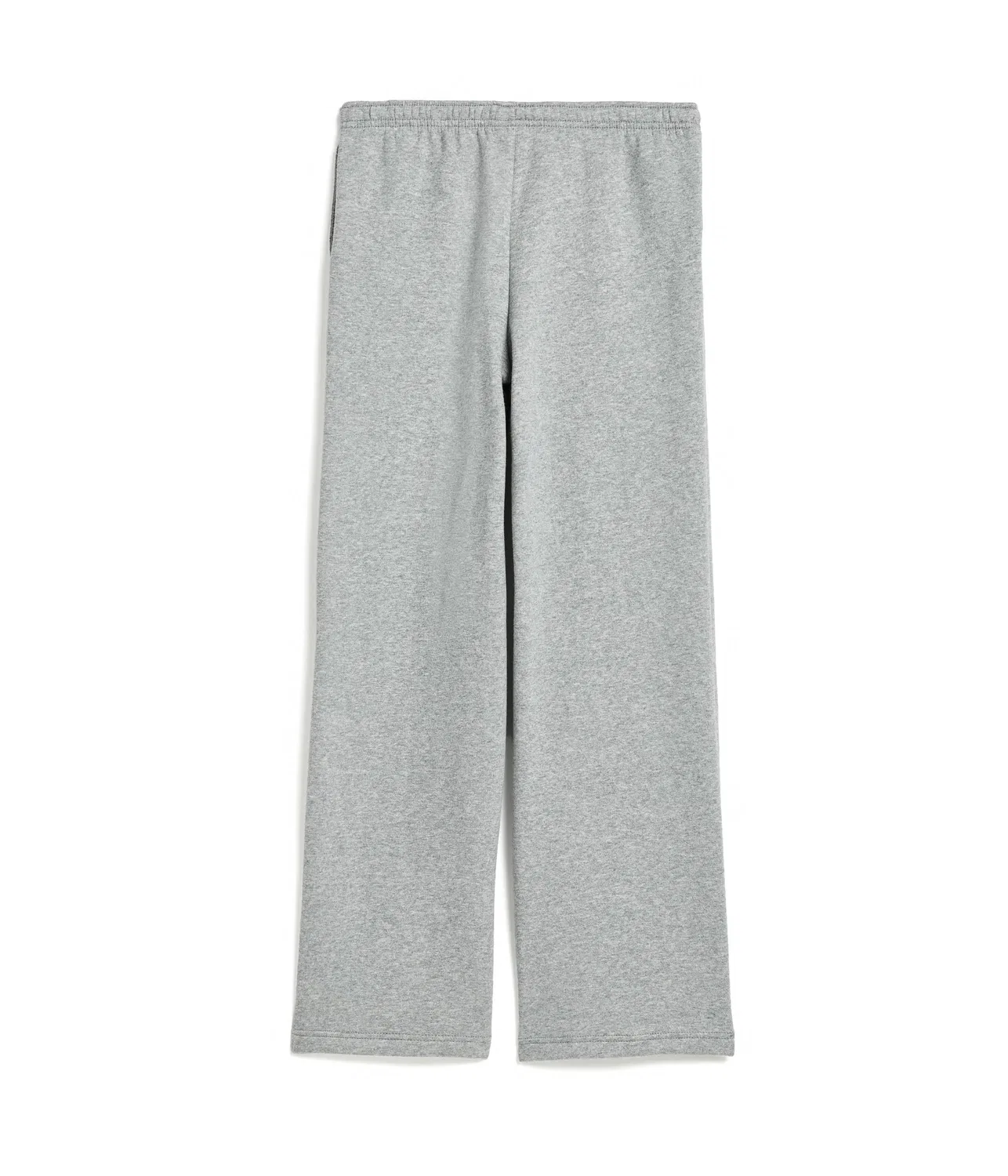 Флисовые брюки Sportswear Studio с открытым низом (для детей постарше) Nike Kids, Dark Grey Heather/Particle Grey/White — фото 2