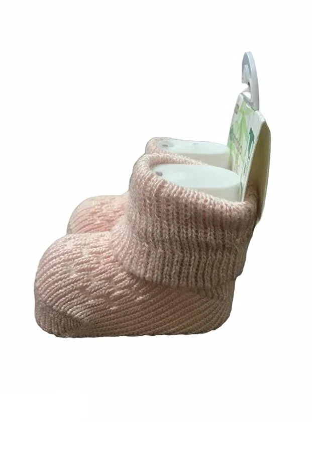 Детские носки для девочек с жаккардом Bibaby, Pink — фото 2