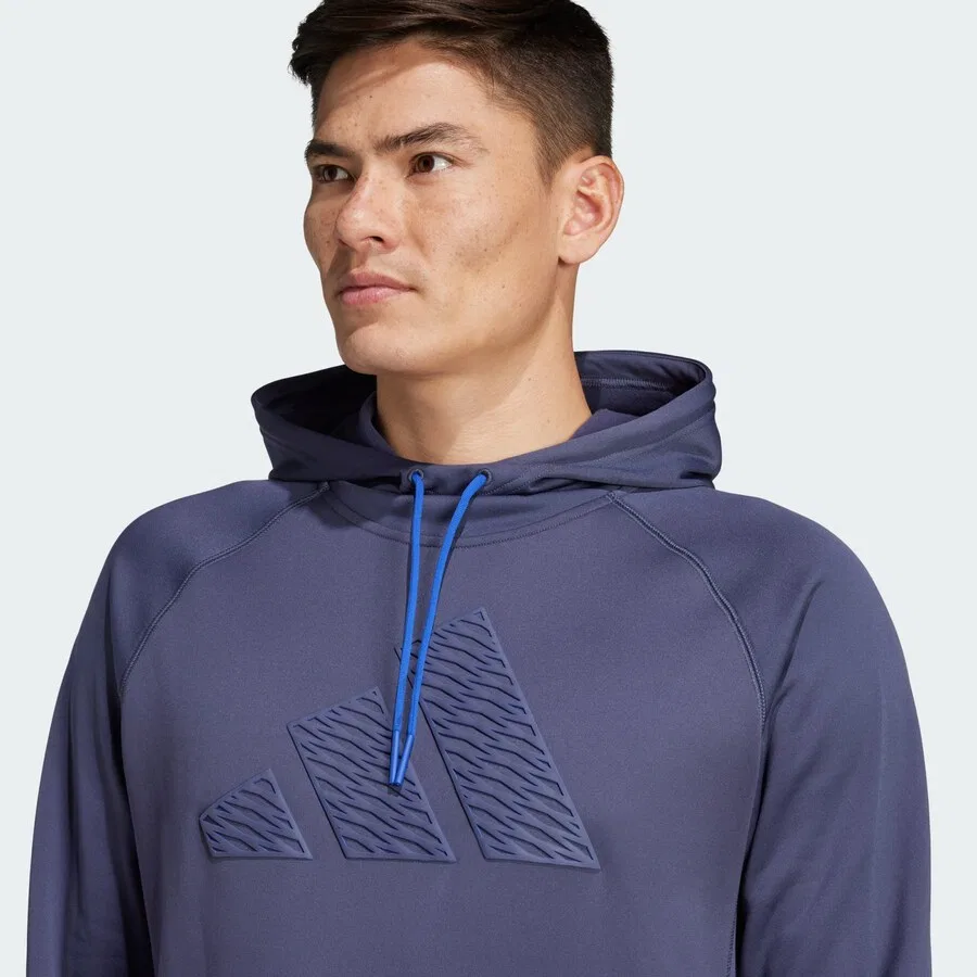 Спортивная толстовка ADIDAS PERFORMANCE 'Game and Go' сапфирового цвета — фото 3