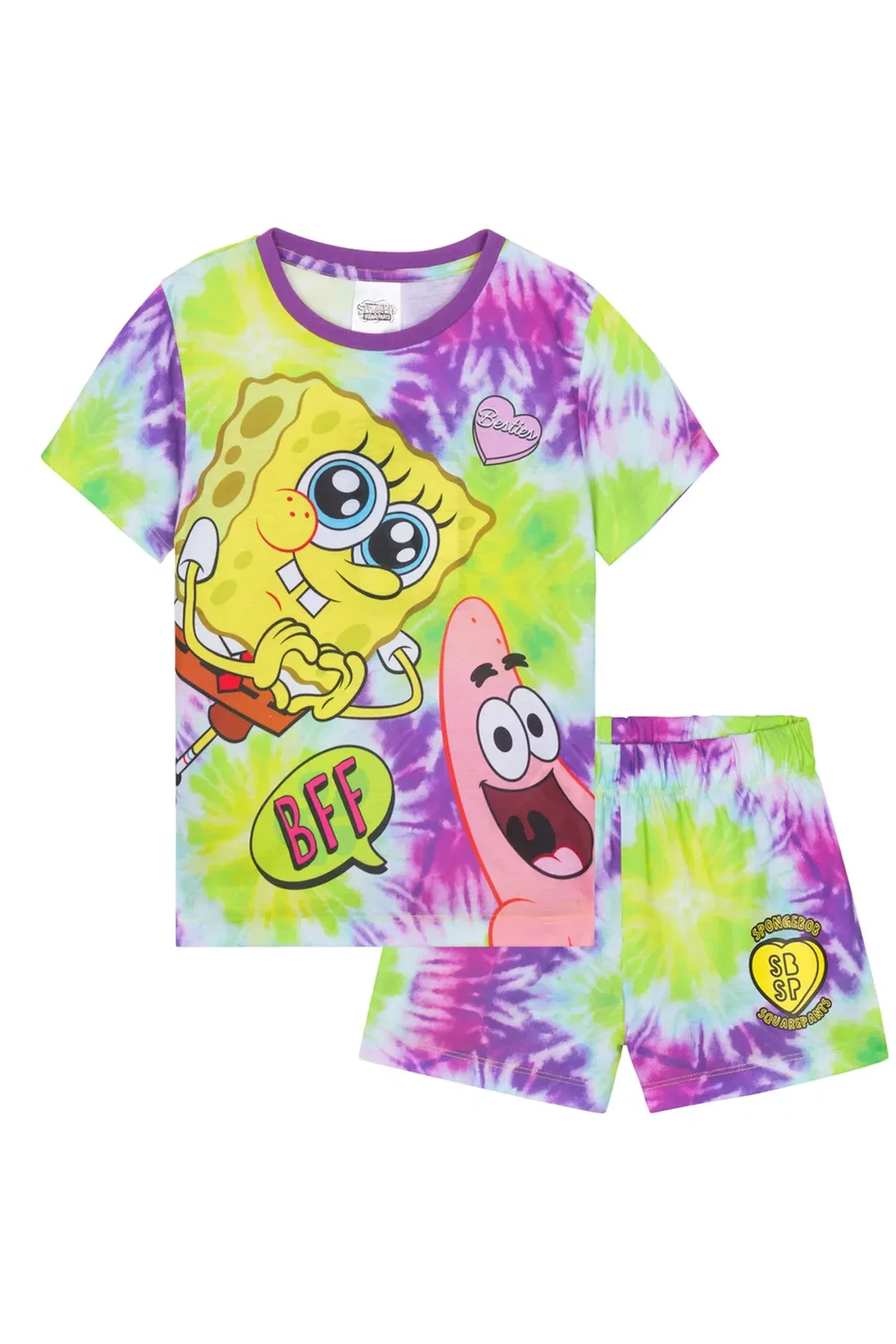 Пижамный комплект с коротким рукавом Spongebob Squarepants, Multi