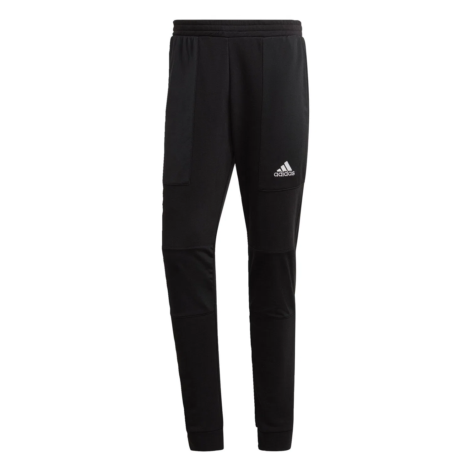 Мужские штаны из французского терри Adidas Essentials BrandLove, Schwarz Weiss — фото 4