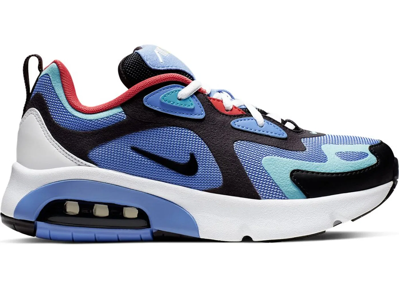 Детские кроссовки Lifestyle Nike Air Max 200, Royal Pulse Light Aqua Ember Glow Oil Grey