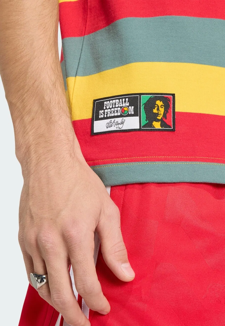 Спортивная футболка ADIDAS PERFORMANCE Performance Shirt 'Bob Marley' в разноцветном исполнении — фото 4