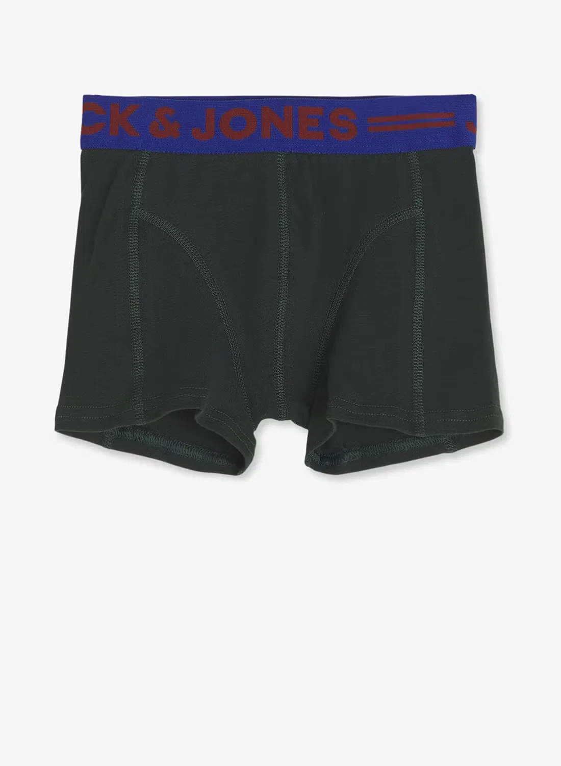 Трусы-боксеры с логотипом, комплект из 3 штук, Jack & Jones Junior, темно-серый меланж — фото 2