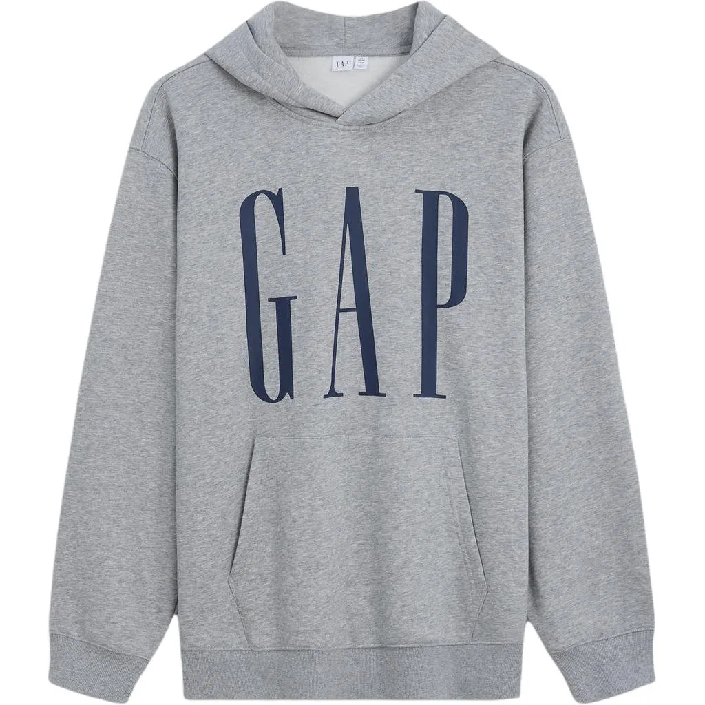 Свитшот с капюшоном GAP, серый
