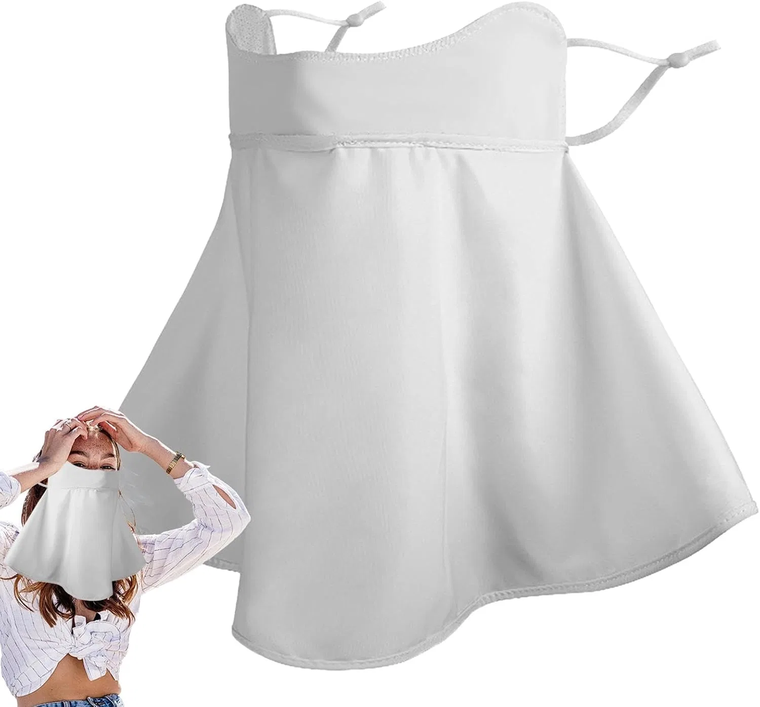 Солнцезащитная маска для лица, Polyester, Gray Generic
