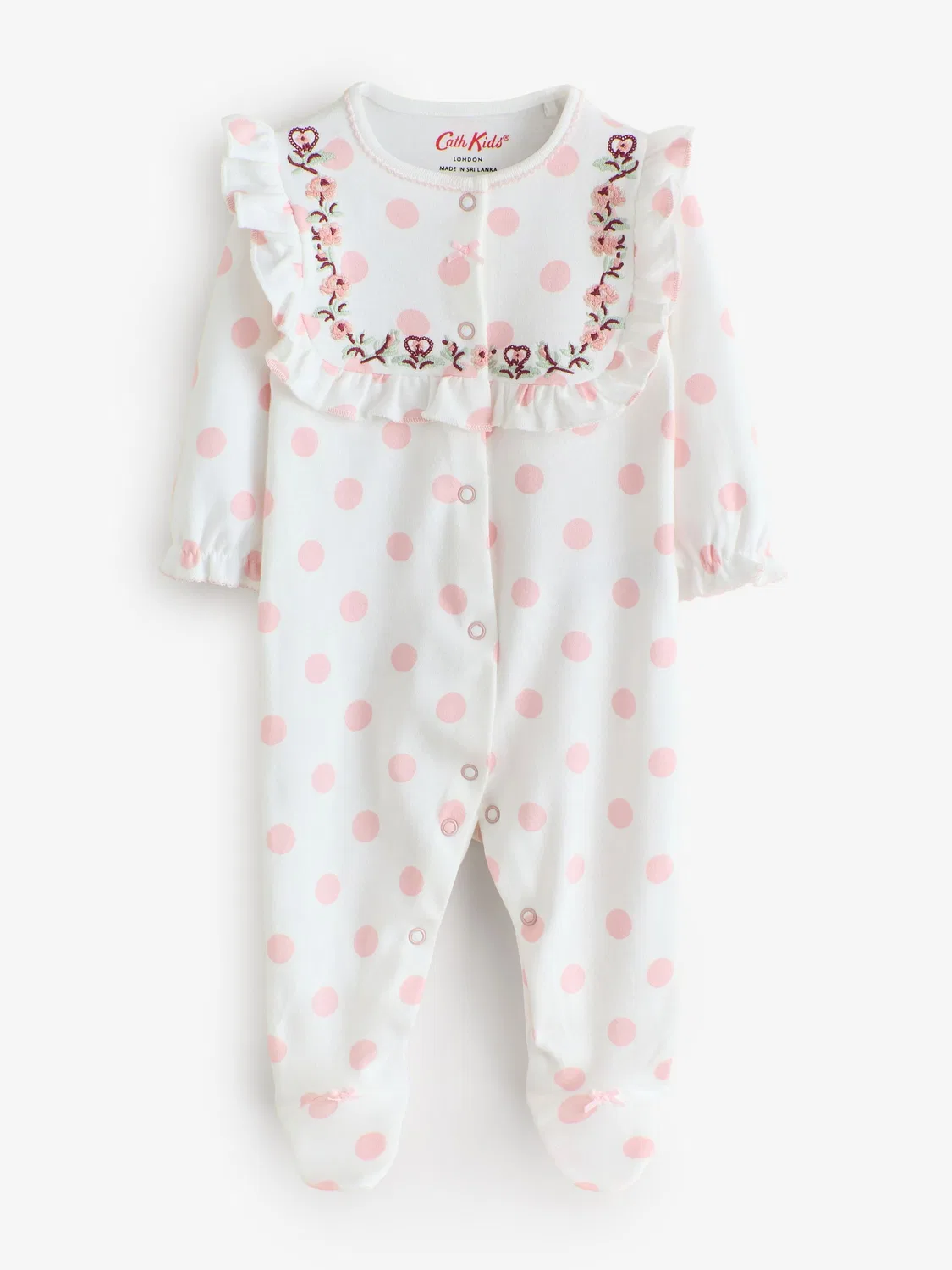 Комплект боди-слипов 3 шт., Cath Kidston Next, розовый/белый — фото 2