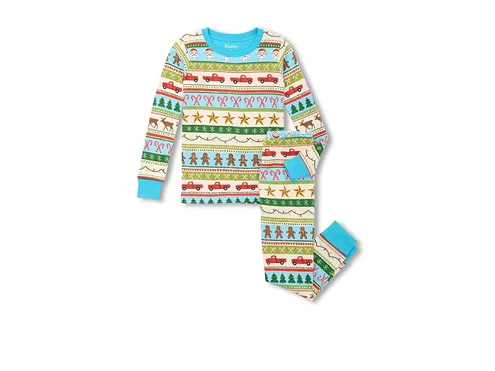 Пижама хлопковая Cotton Pajamas Set Hatley Kids, Blue