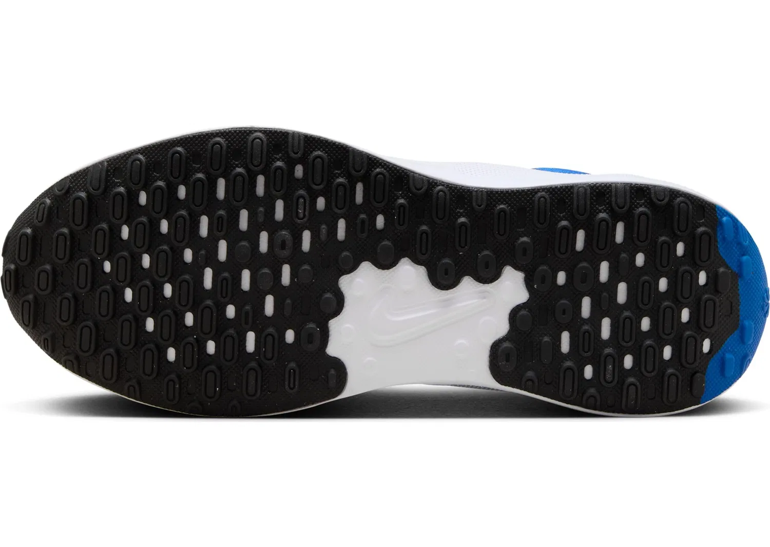 Детские кроссовки для девочек с шнуровкой Revolution 7 NIKE, Game Royal White Black — фото 4