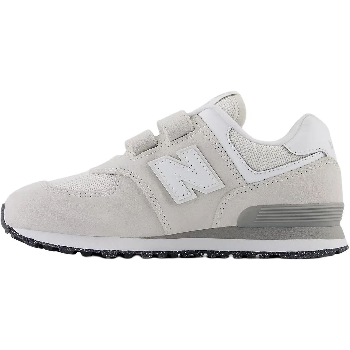 Детские кожаные кроссовки с низким верхом Gray New Balance — фото 3