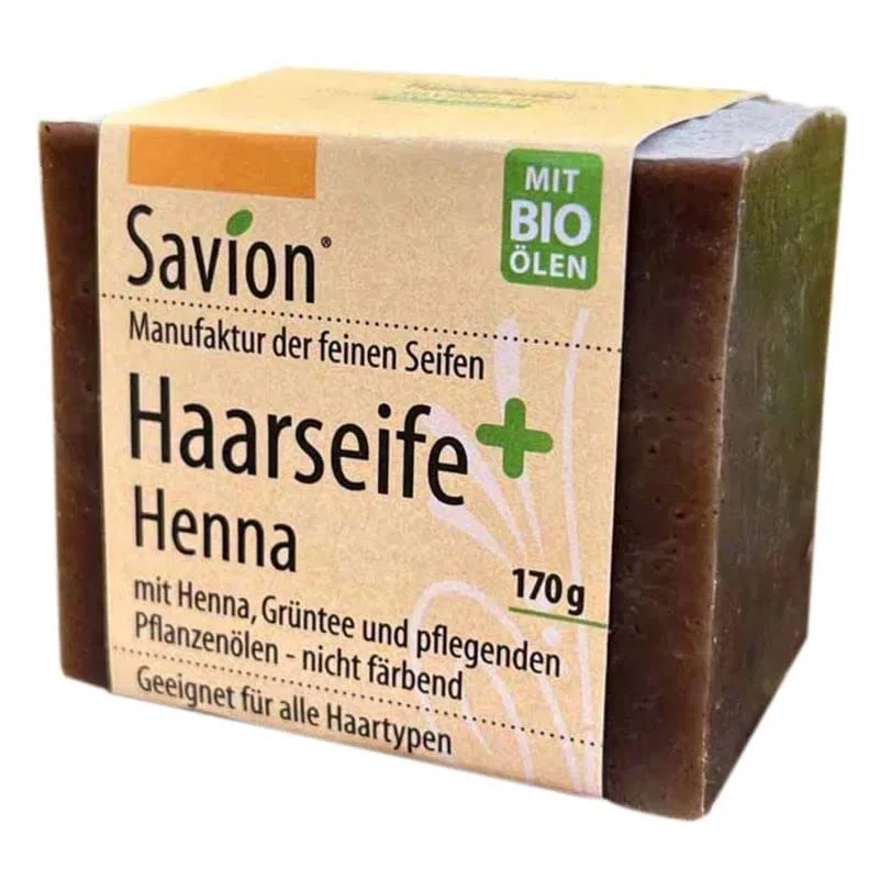 Мыло для волос Savion Hair Wash Soap + Henna, 170 г