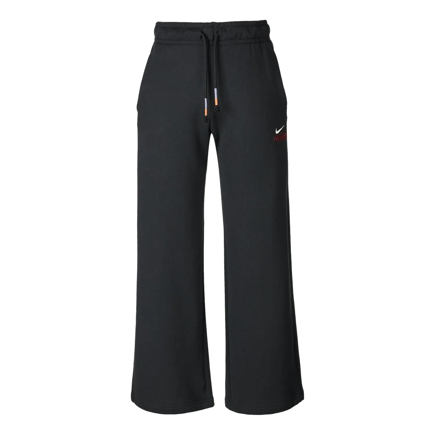 Женские брюки NSW LNY Fleece Wide Leg Pants 'Black' Nike, черный