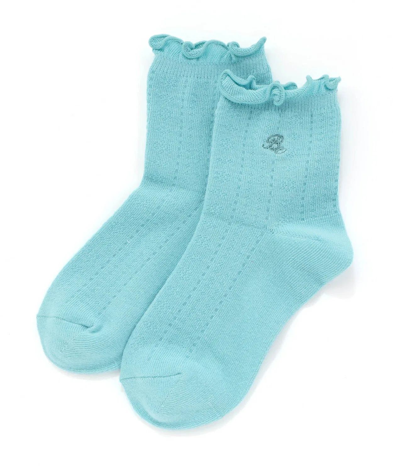 Детские носки с фриллом и кружевной вязкой, 11-24 см BeBe, Green