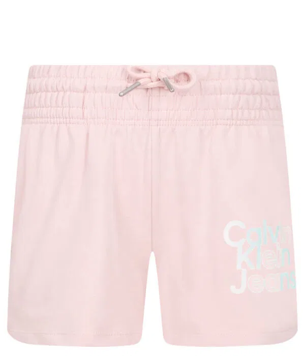 Детские шорты для девочек хлопковые Hero Calvin Klein Jeans, Rosa Cipria