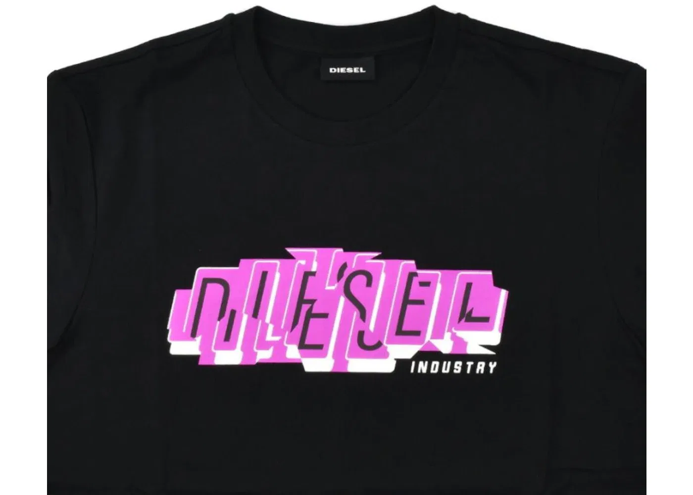 Мужская футболка с круглым вырезом T-shirt Diesel, Black