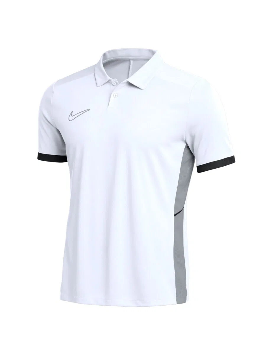 Футболка NIKE 'Nike Dri-Fit Academy 25 SS Polo' белого цвета