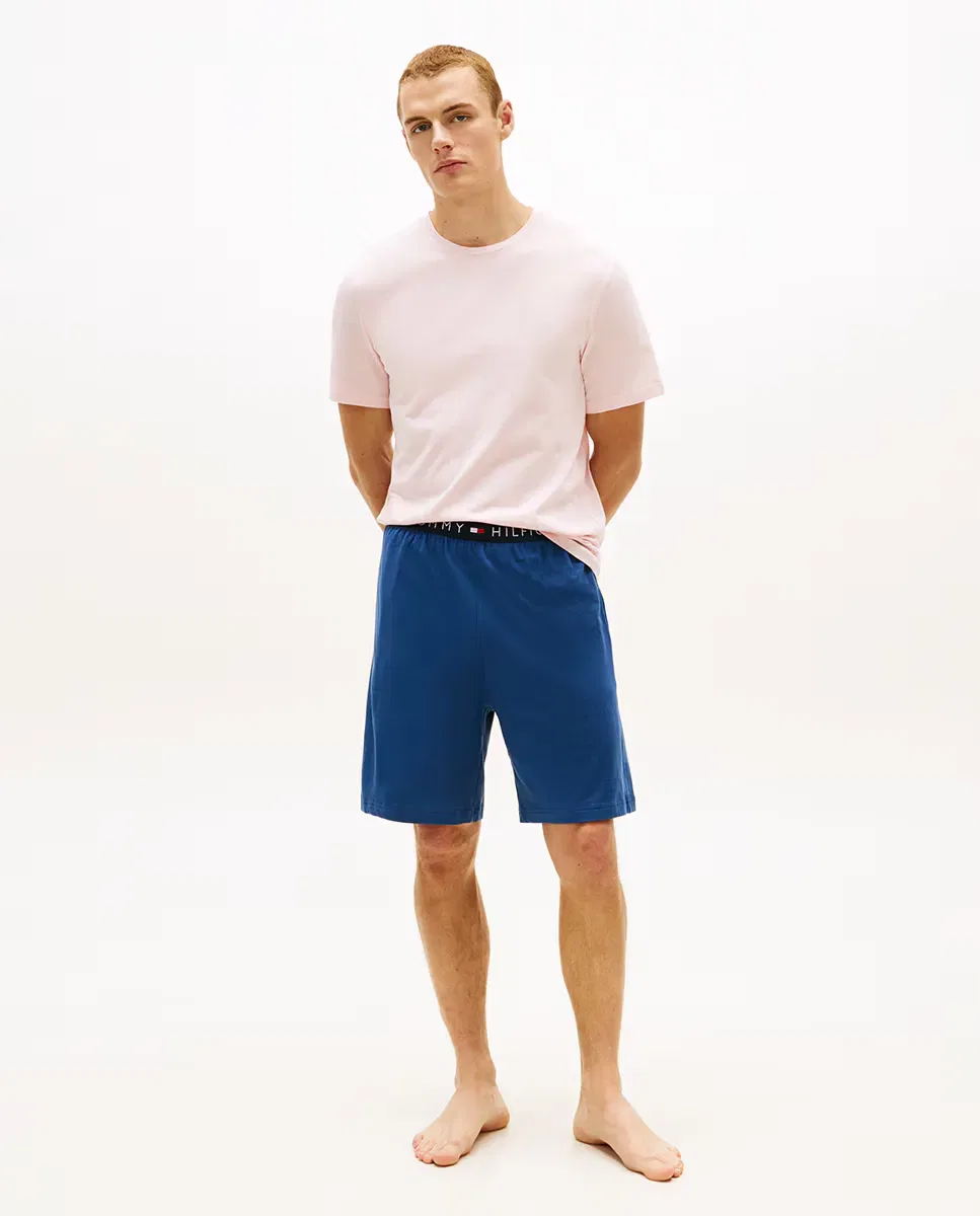 Мужские пижамные шорты хлопковые Tommy Hilfiger, Azul