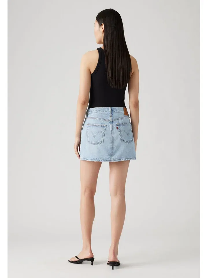 Юбка-мини джинсовая Levi'S, голубой — фото 4