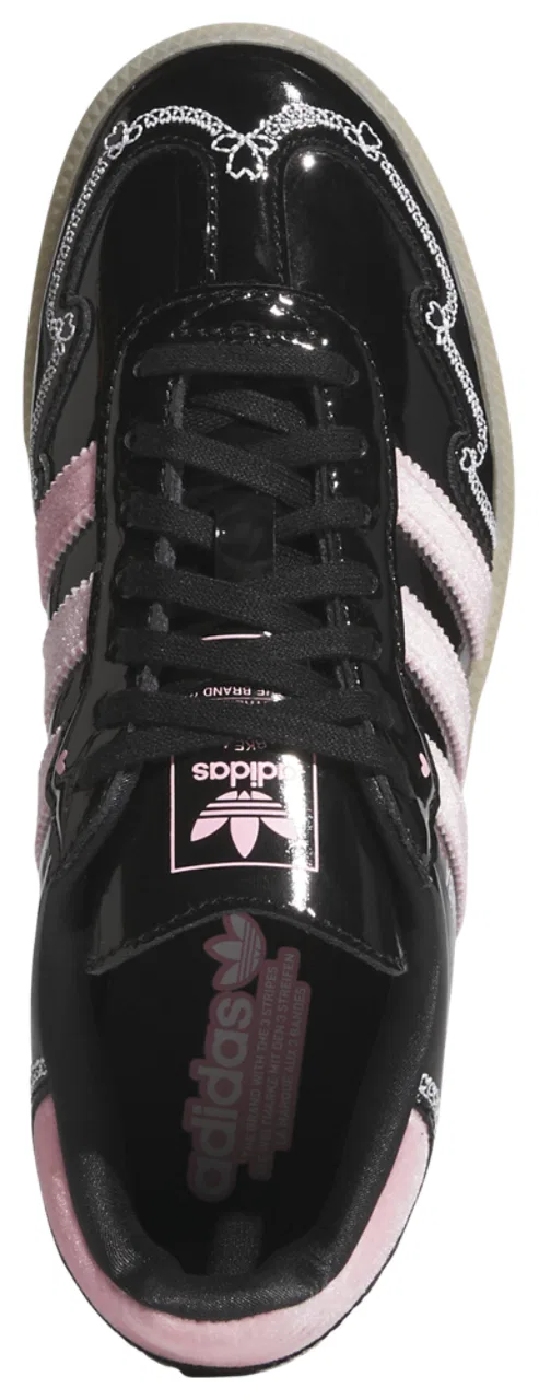 Кроссовки для девочек Samba OG Adidas, цвет Black/Pink/White — фото 4