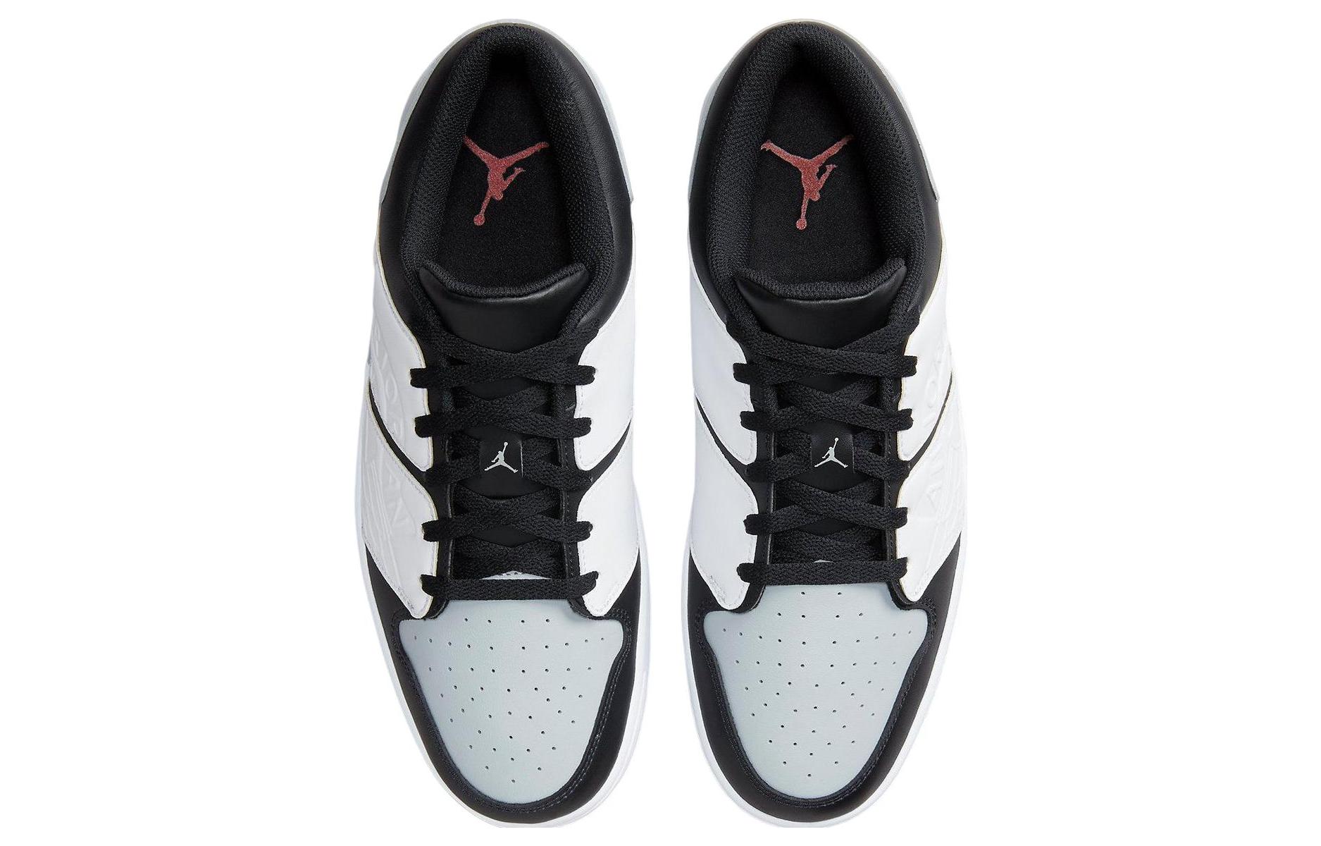 Кроссовки Nike Jordan Nu Retro 1 Low, белый, черный — фото 4