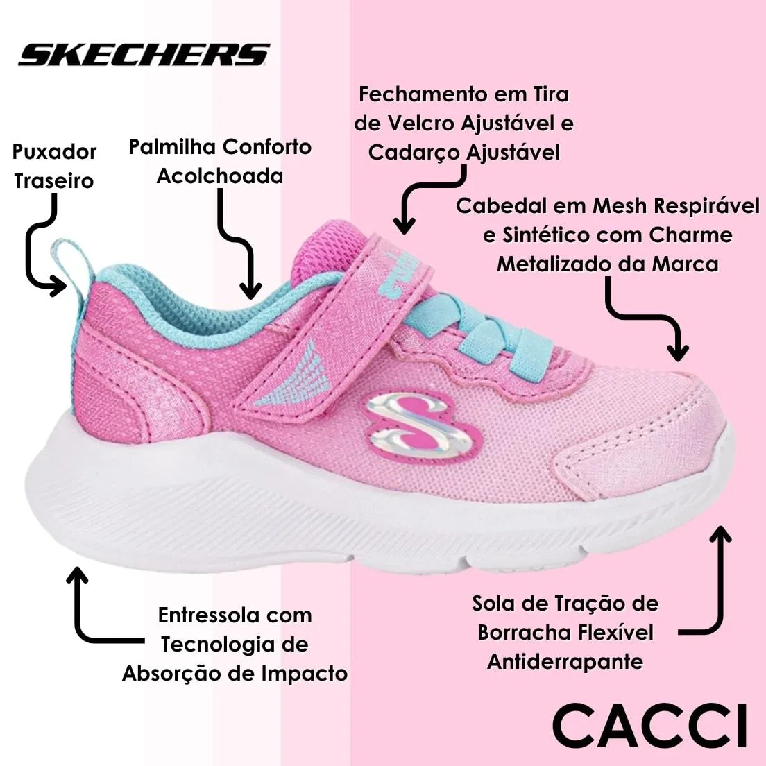 Детские кроссовки для мальчиков Skechers, Red Pink Blue — фото 4