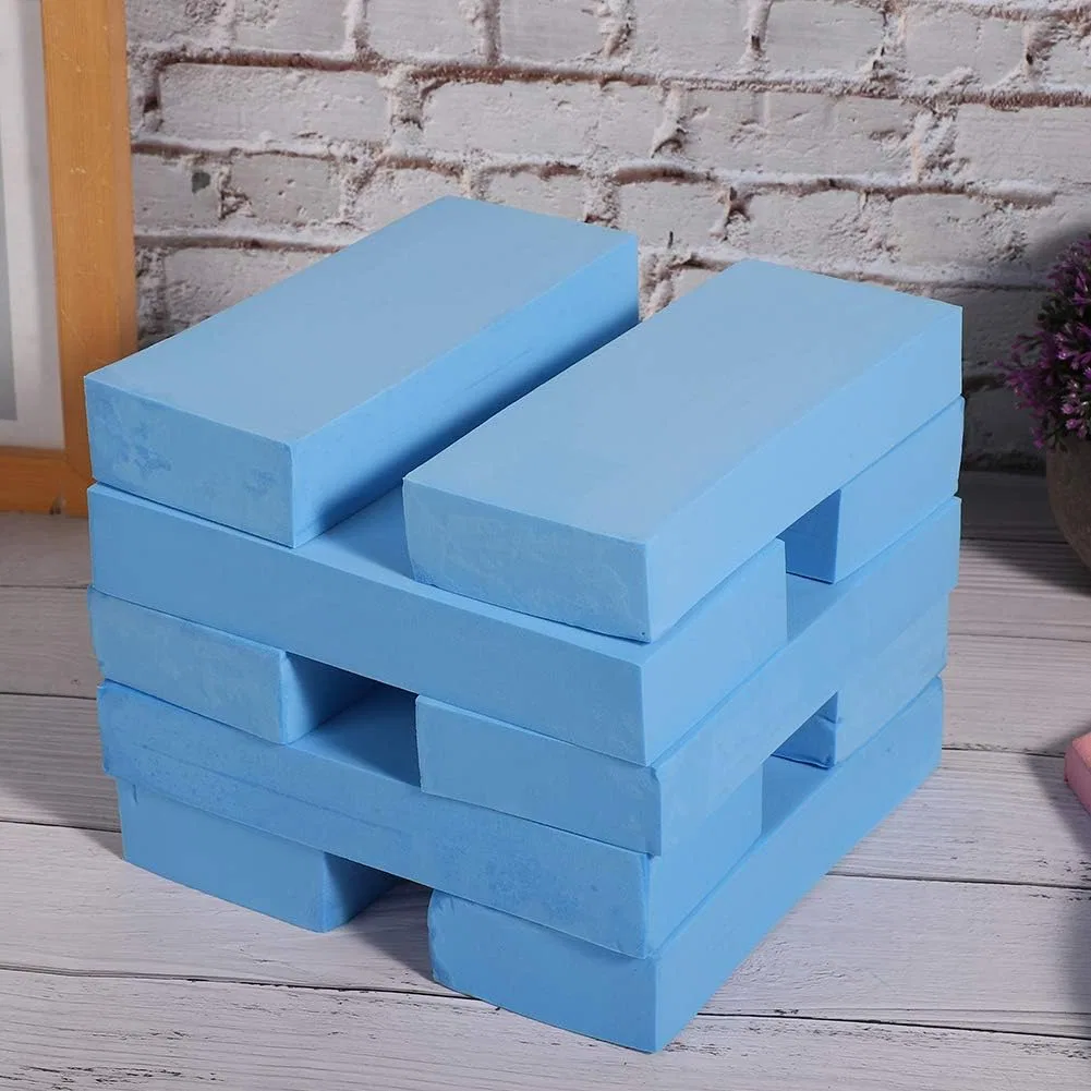 Банная губка для пилинга PVA, UYSTDMXKA, 10 шт, 16x6,7x3 см, Синий — фото 4