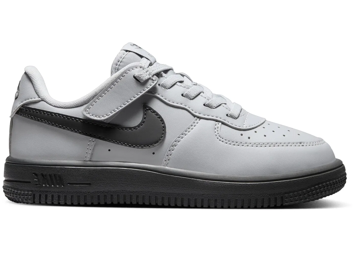 Детские кроссовки Lifestyle Nike Force 1 Low EasyOn, Wolf Grey/Dark Smoke Grey